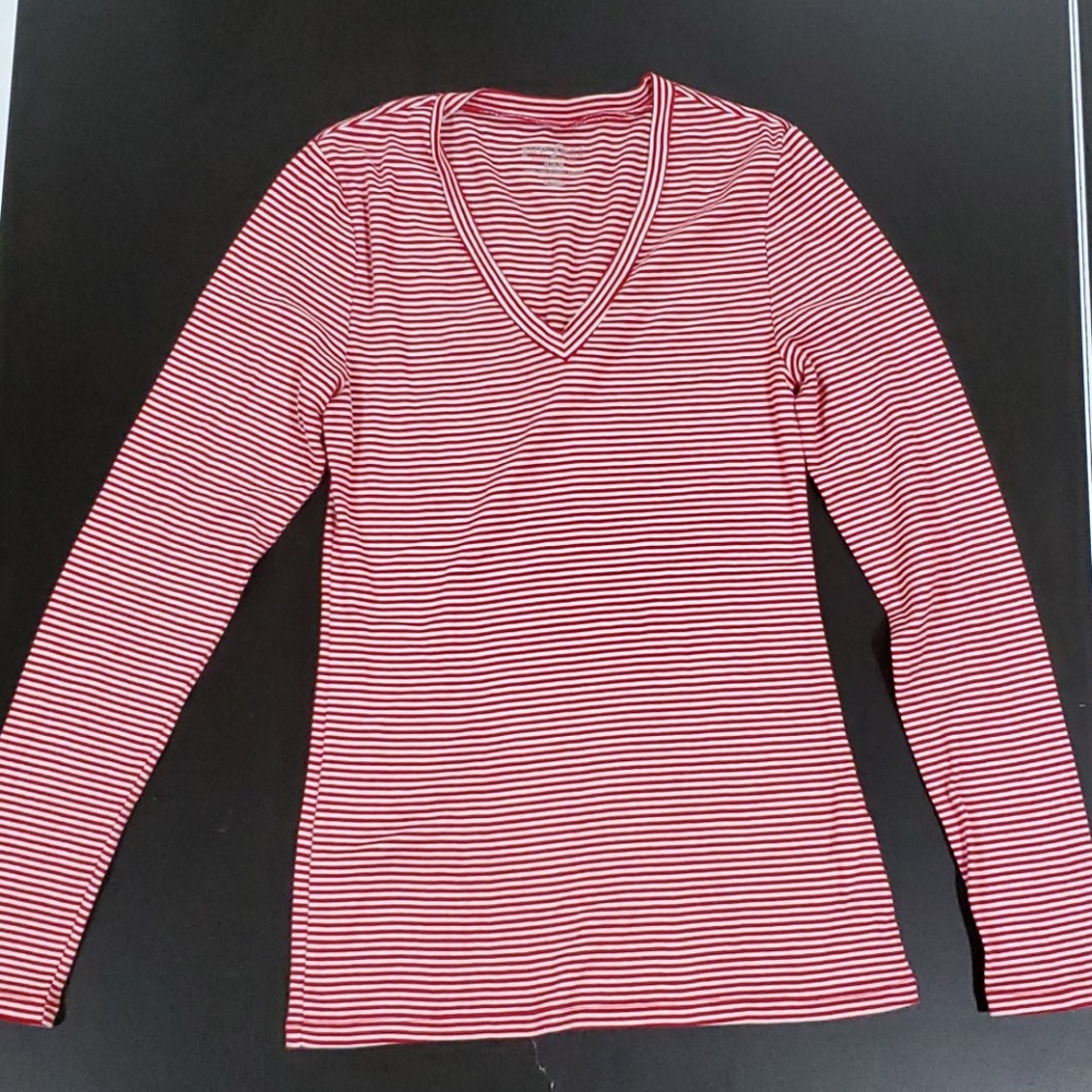 Red/White Striped Longsleeve